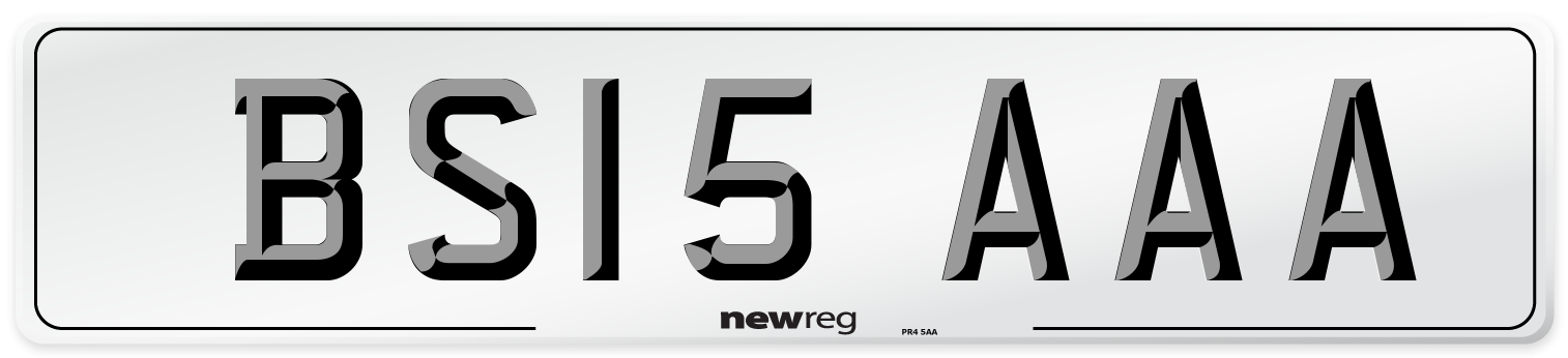 BS15 AAA Number Plate from New Reg